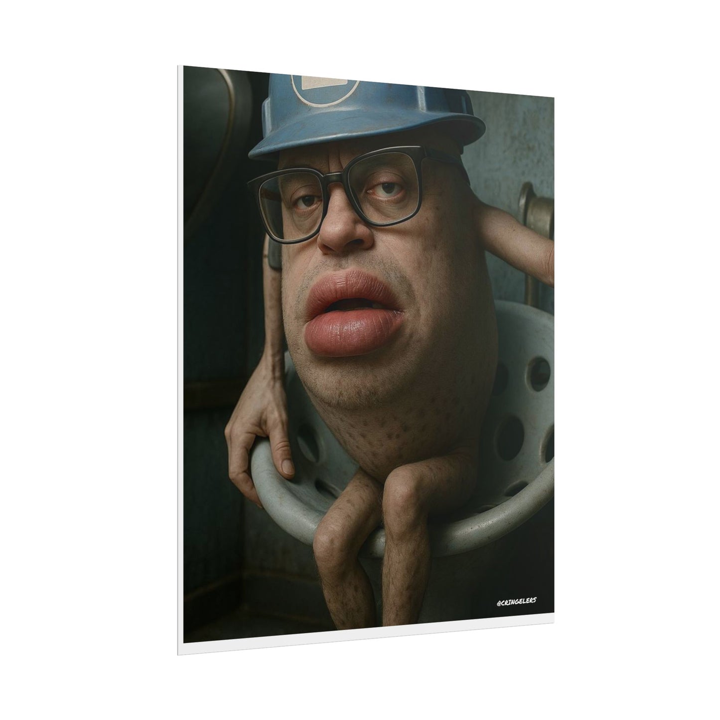 Brainrot Poster - Potato Guy by @CRINGELERS