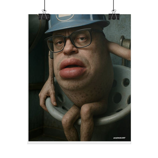 Brainrot Poster - Potato Guy by @CRINGELERS