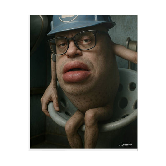Brainrot Poster - Potato Guy by @CRINGELERS