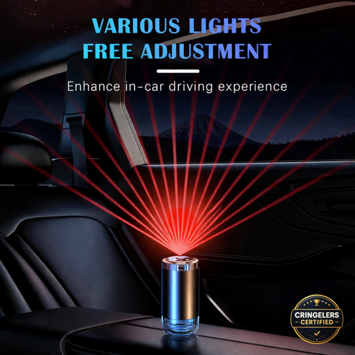 Difusor de aromas inteligente para coche - Ambientador recargable (5 niveles ajustables)